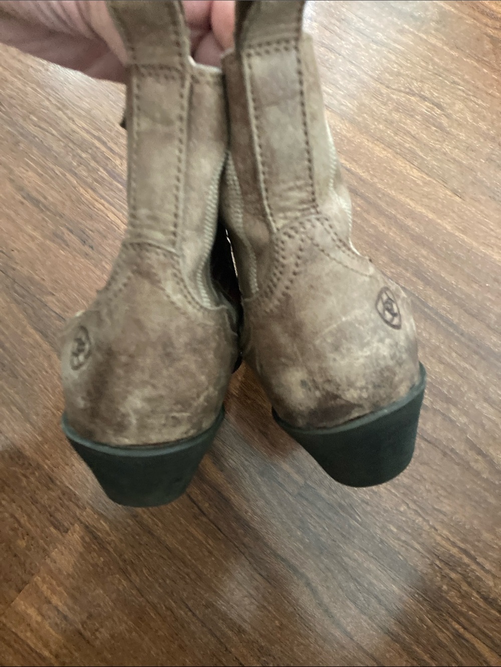 Ariat Embroidered Ankle Boots Sz 7 - Picture 6 of 9